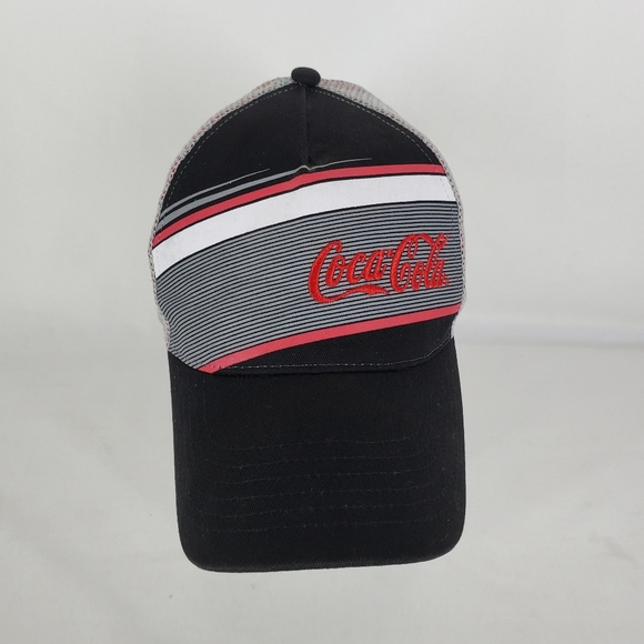 Coca-Cola Adjustable Mesh Trucker Hat K-Products Mesh Baseball Cap Advertising. - Picture 3 of 13